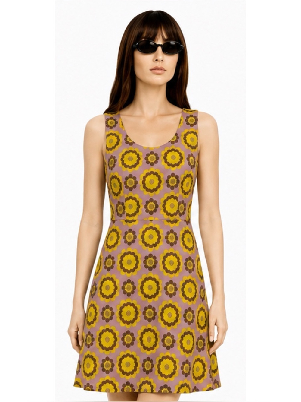 Kate Spade Strawberry Mochi Geo Floral Jacquard Dress Retro Mod Sheath Size 12